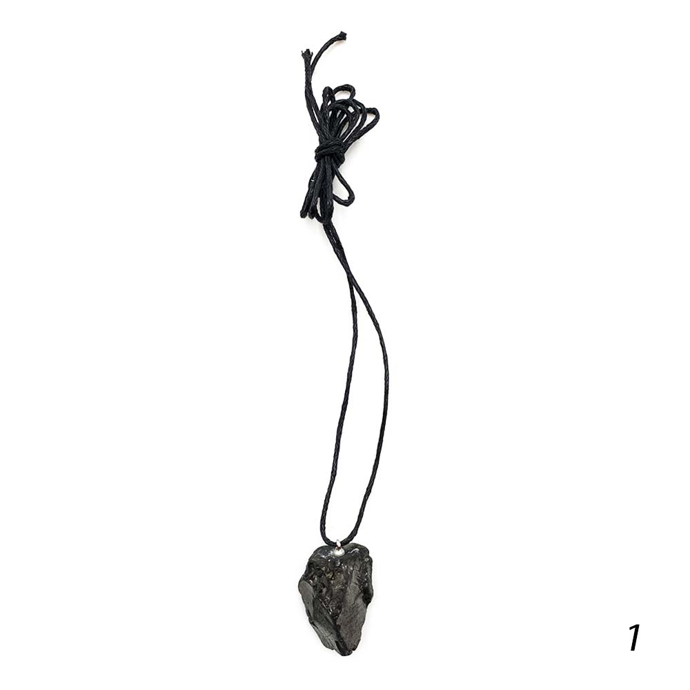 Pendentif Shungite Cristallisée / Argentée