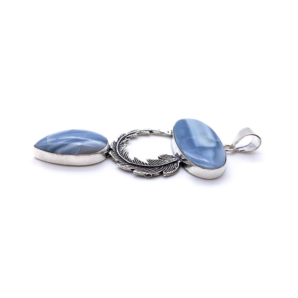 Pendentif Opale Owyhee - Plume