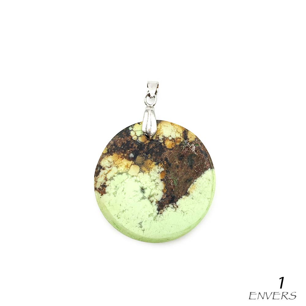 Pendentif Chrysoprase Citron