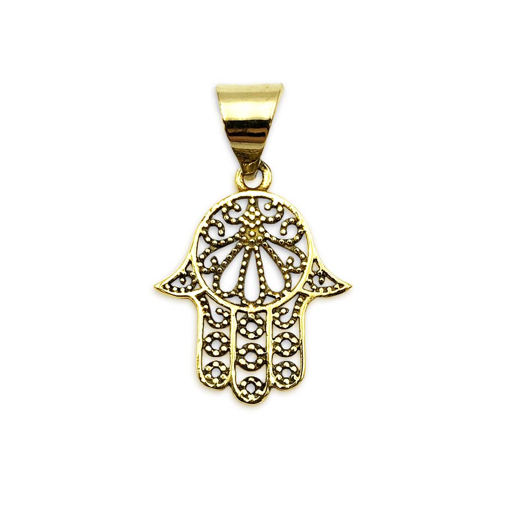 Pendentif Main de Fatma en Laiton
