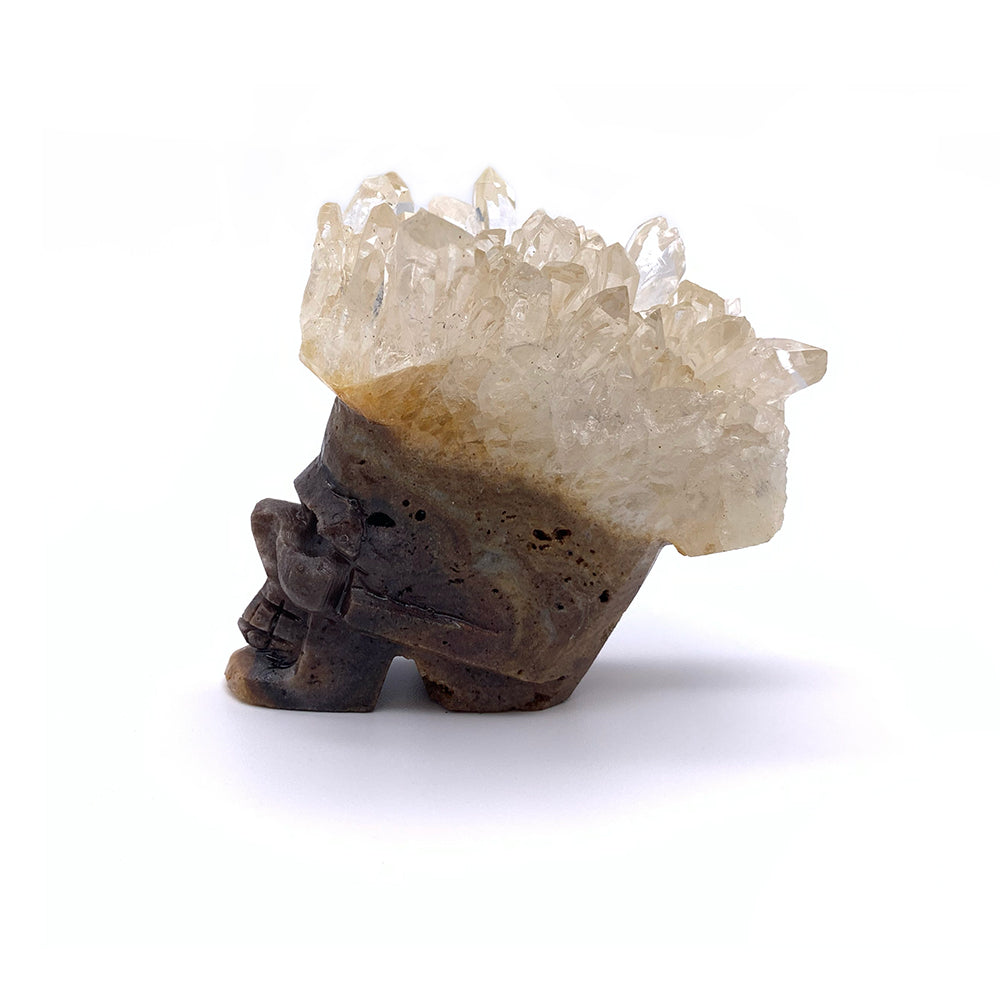 Crâne - Druse Cristal de Roche - 6 cm