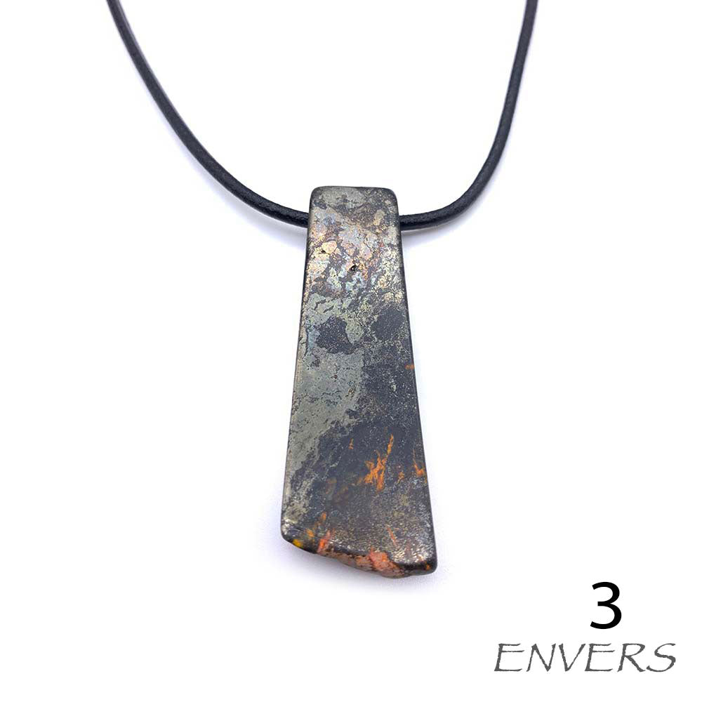 Collier - Cordon cuir & pendentif