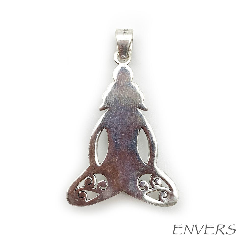 Pendentif Labradorite - Bouddha Méditation
