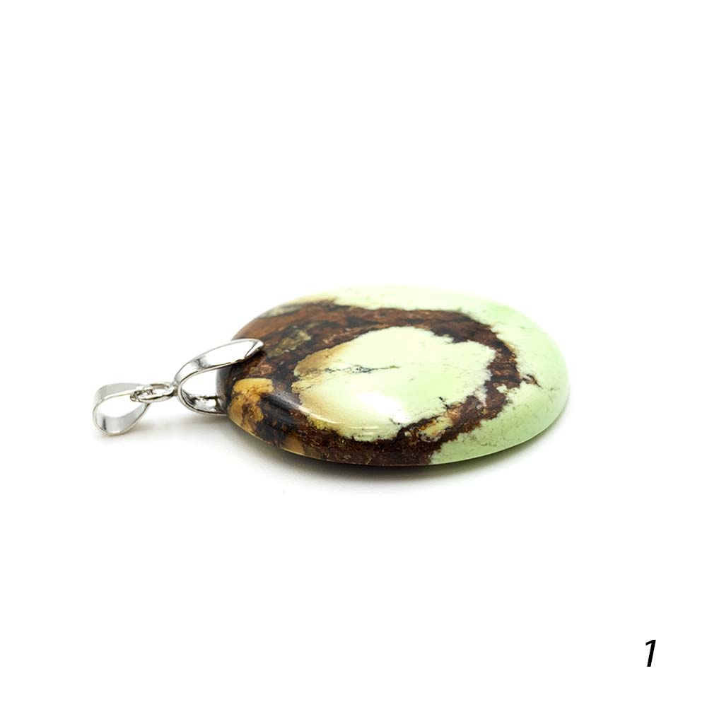 Pendentif Chrysoprase Citron