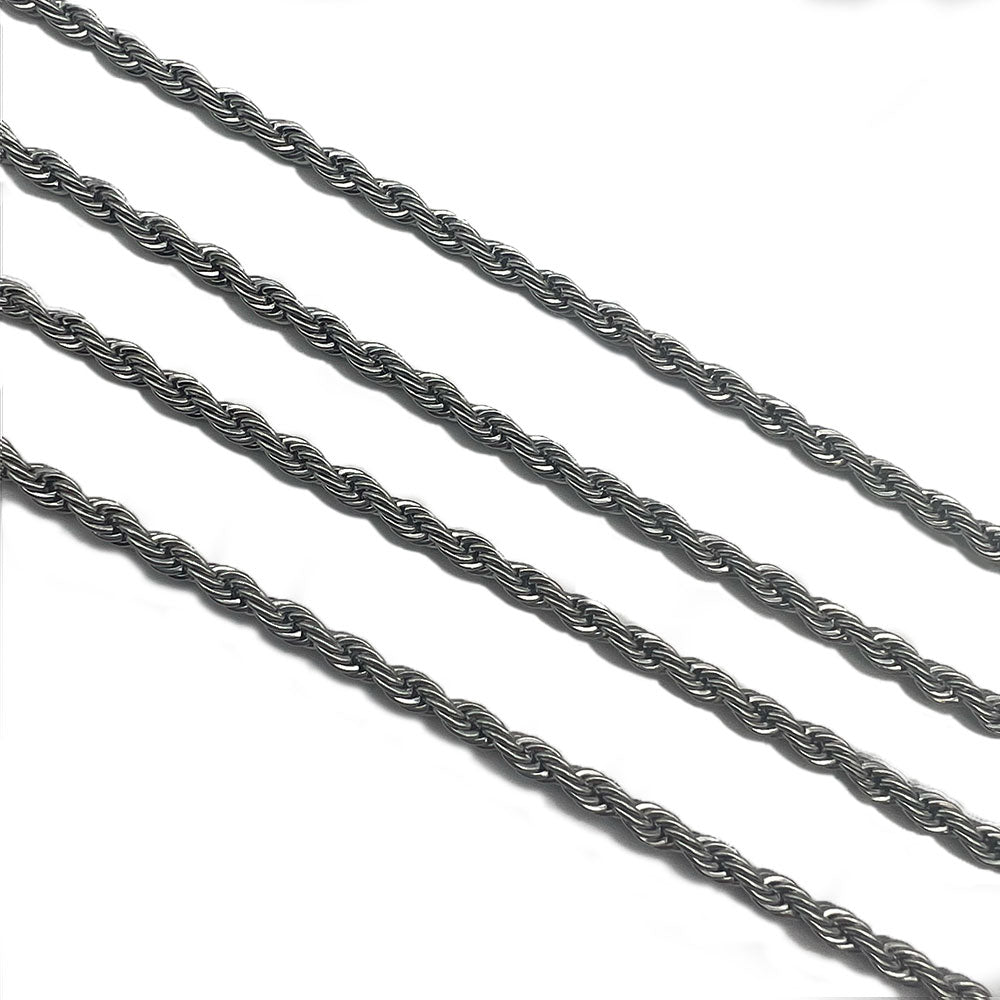 Chaine maille tressée en Acier Inoxydable