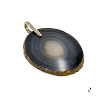 Pendentif tranche d'Agate