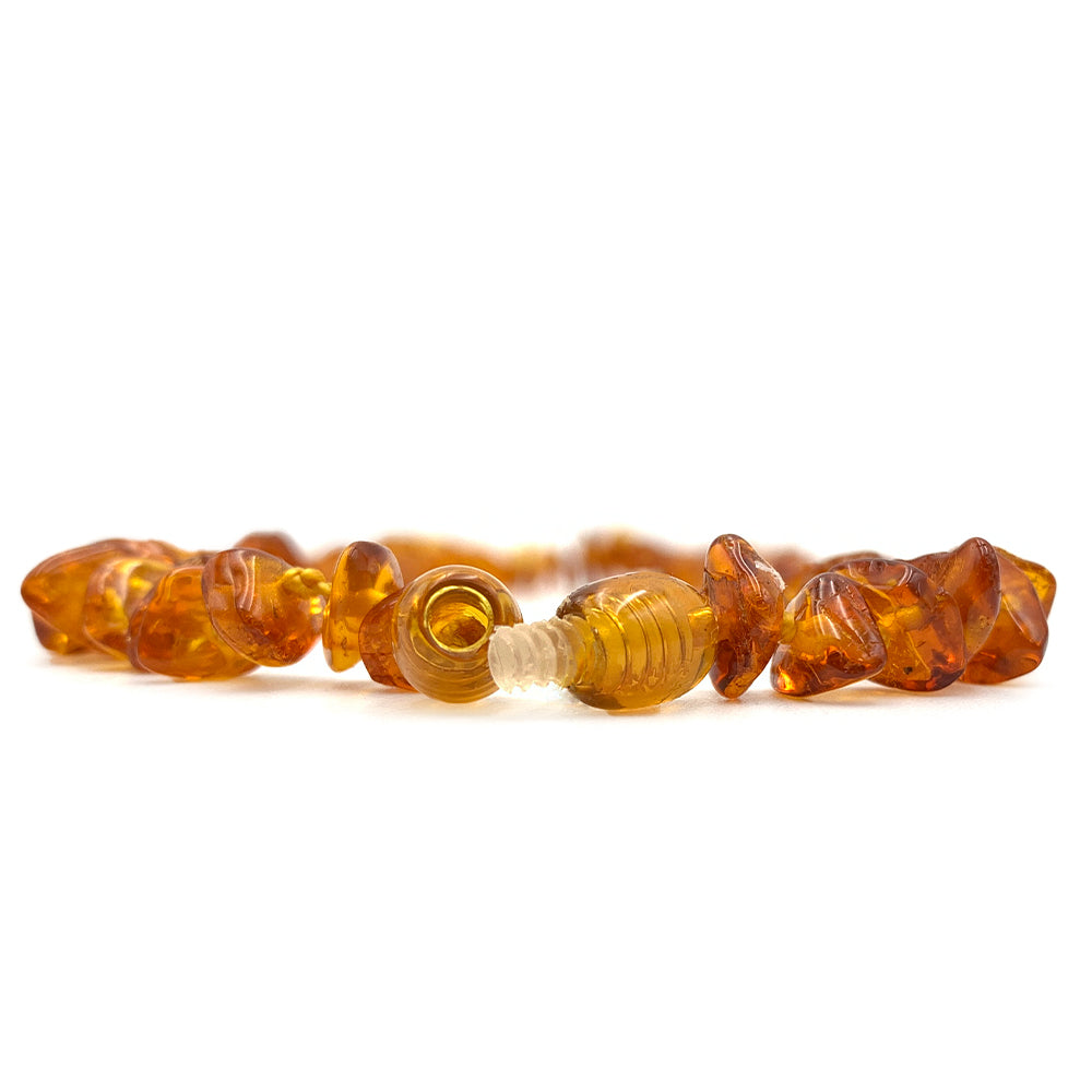 Collier Chips en Ambre Véritable de la Baltique