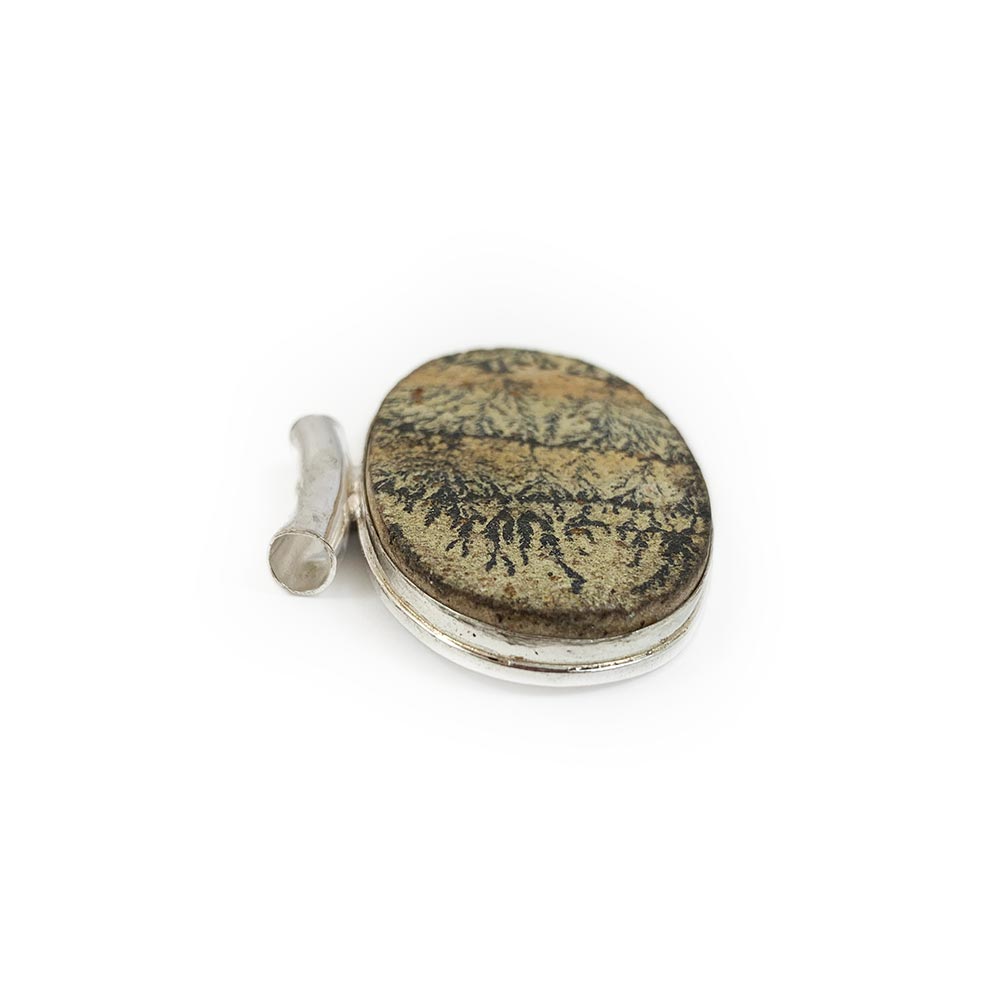 Pendentif Psilomelane Dendrite