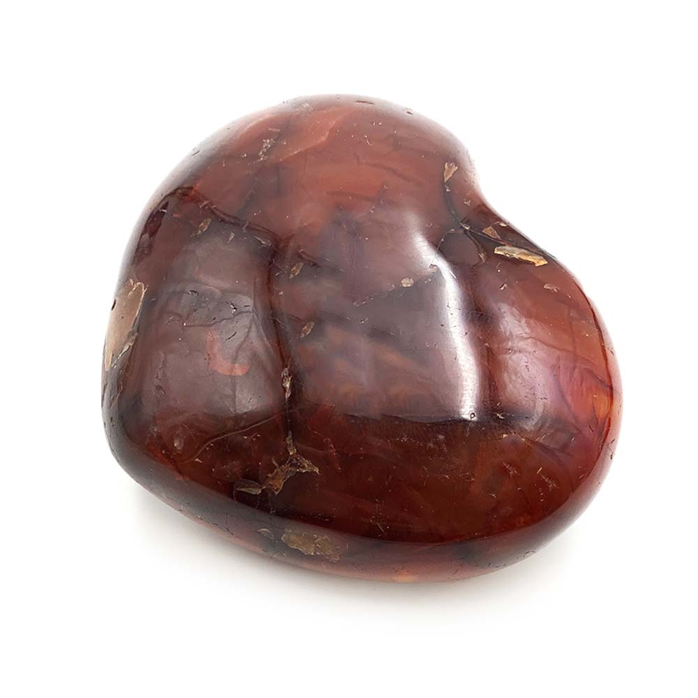 Coeur en Cornaline - 10 cm