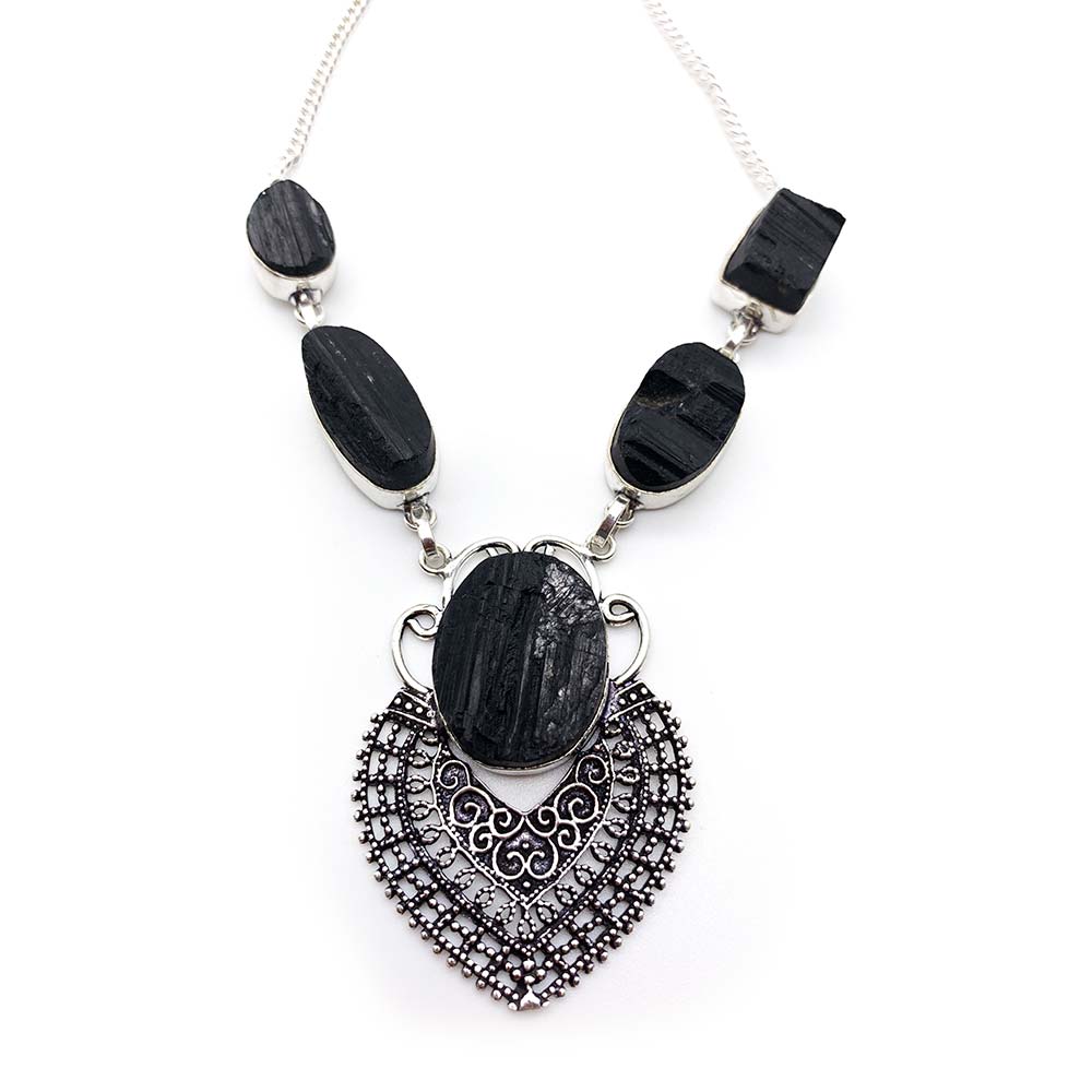 Collier Tourmaline Noire / Schorl