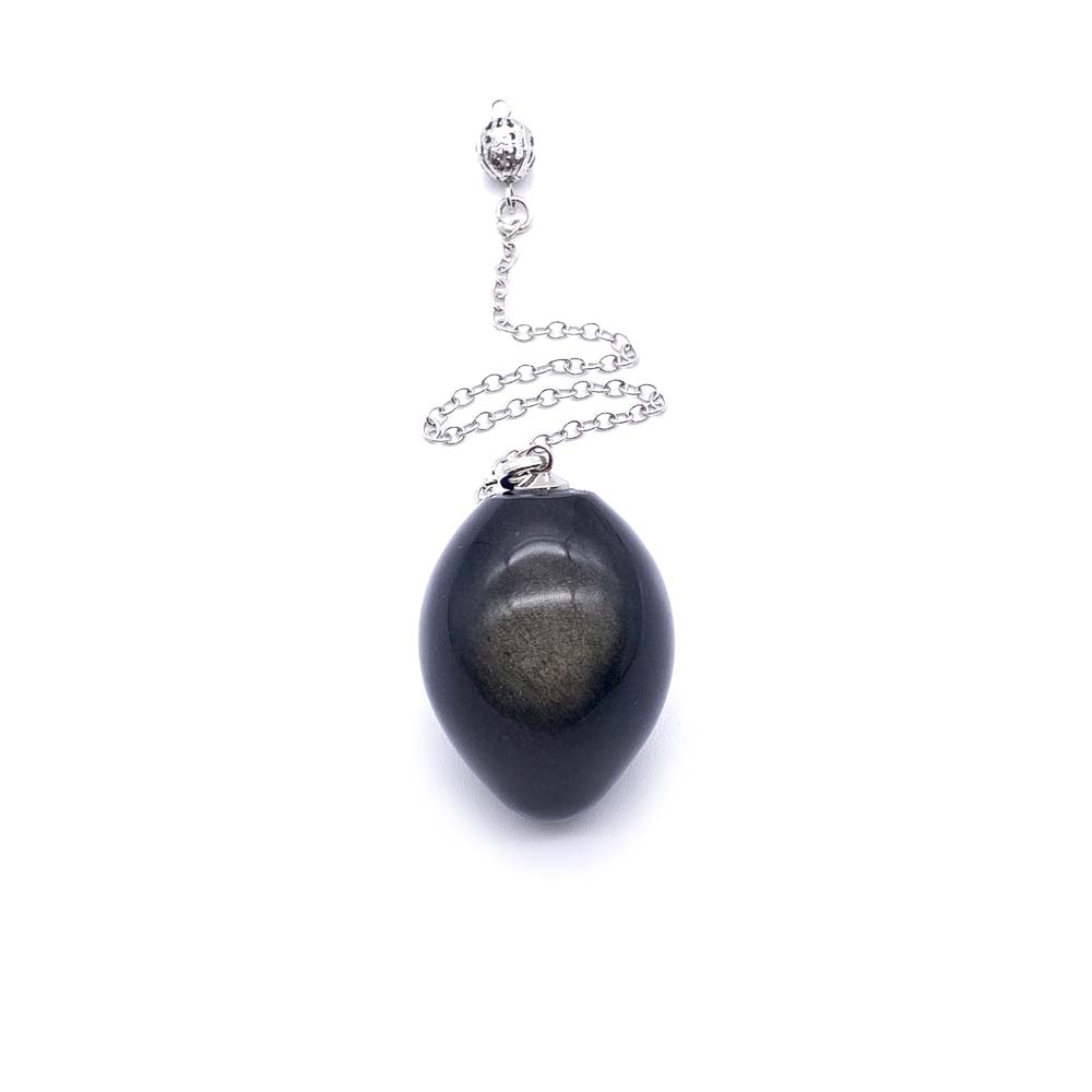Pendule Obsidienne Fleur de Vie