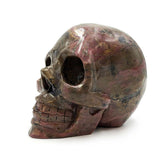 Crâne en Rhodonite