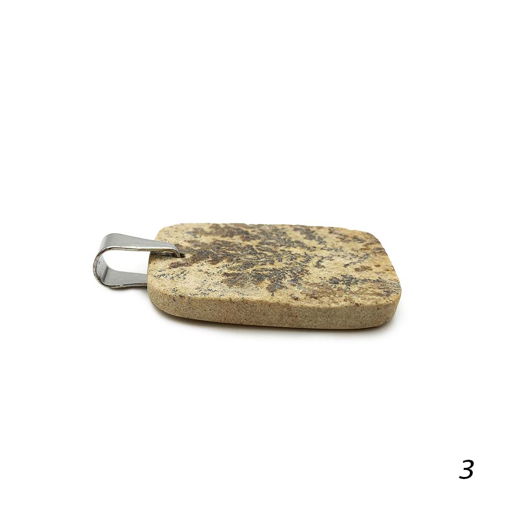Pendentif Psilomélane Dendrite