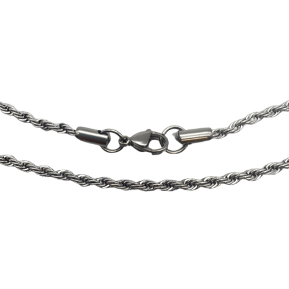 Chaine maille tressée en Acier Inoxydable