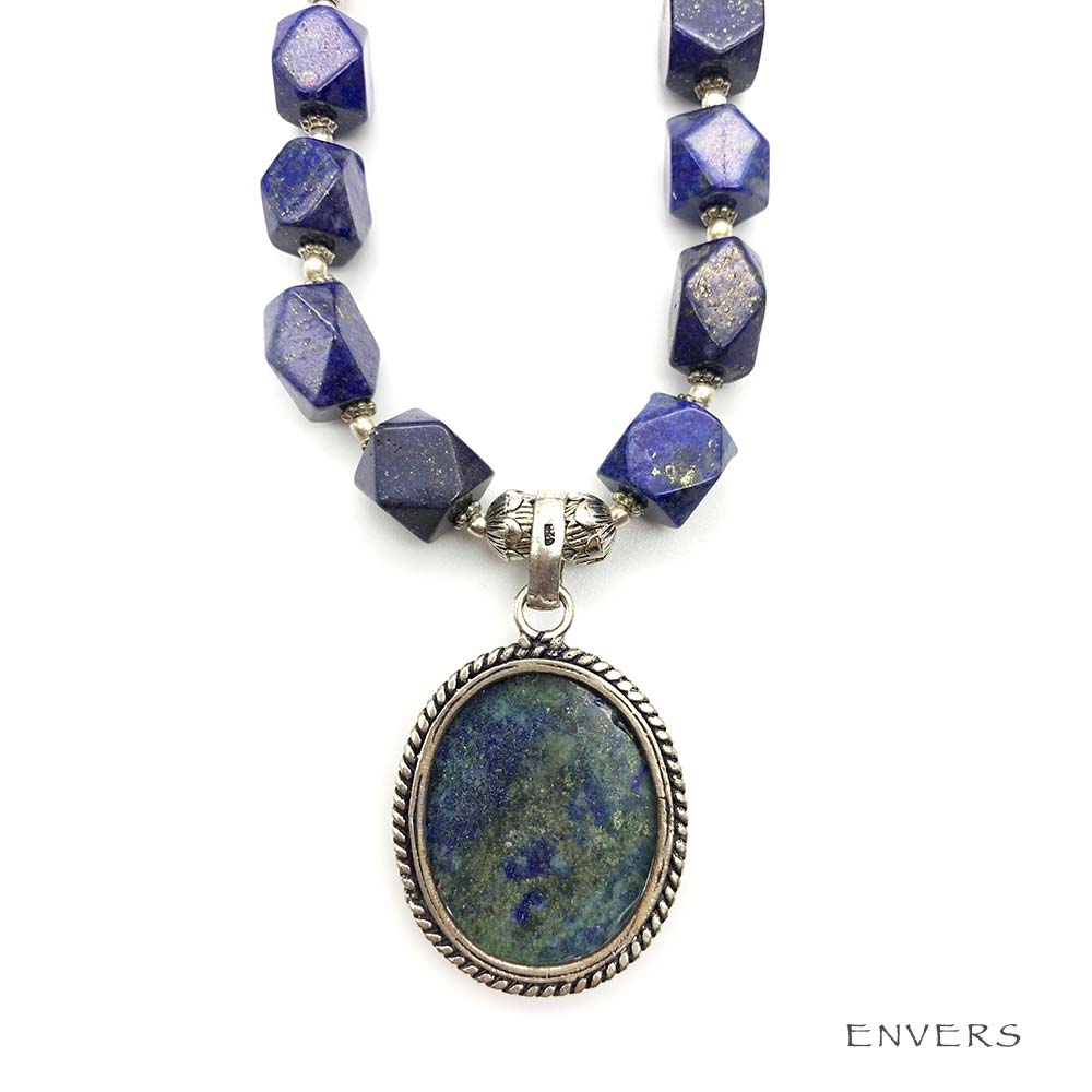 Collier & Boucles d'oreilles Lapis-Lazuli