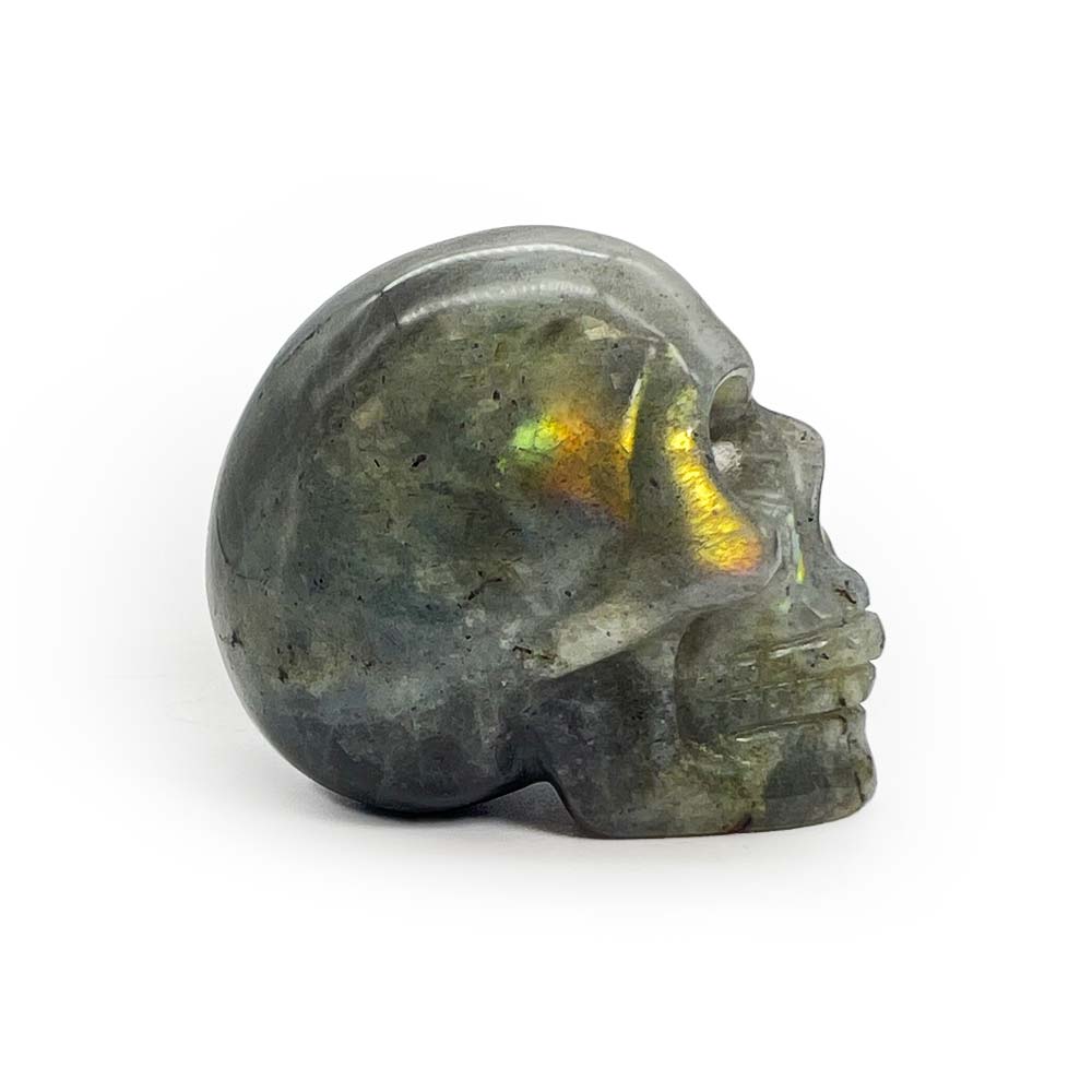 Crâne en Labradorite