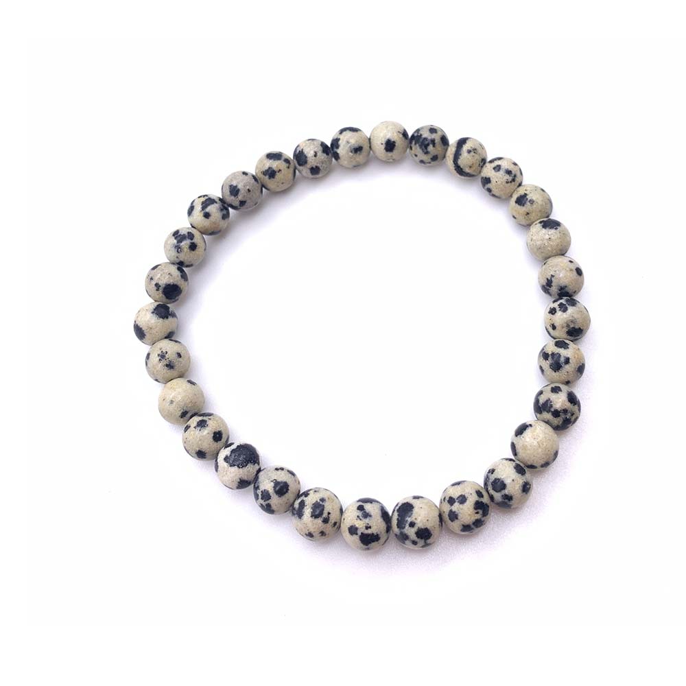 Bracelet Jaspe Dalmatien