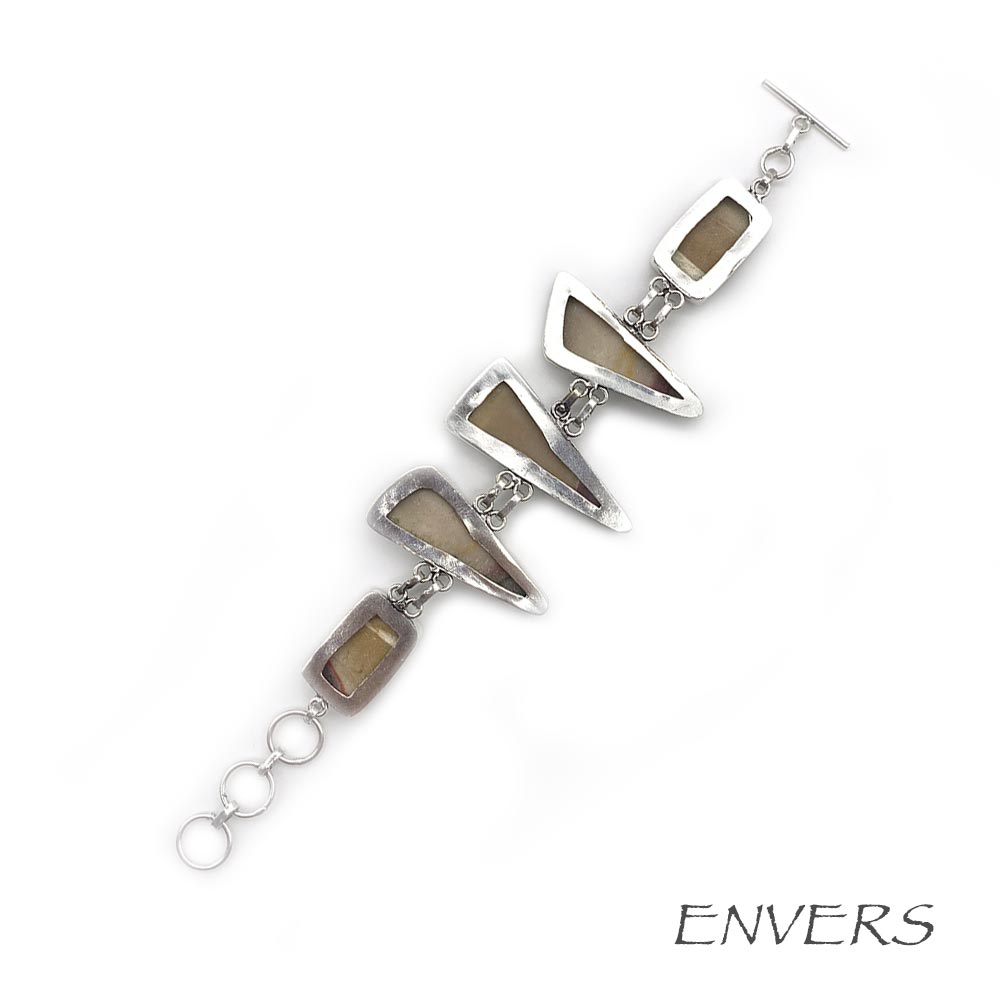 Bracelet Jaspe Mokaïte