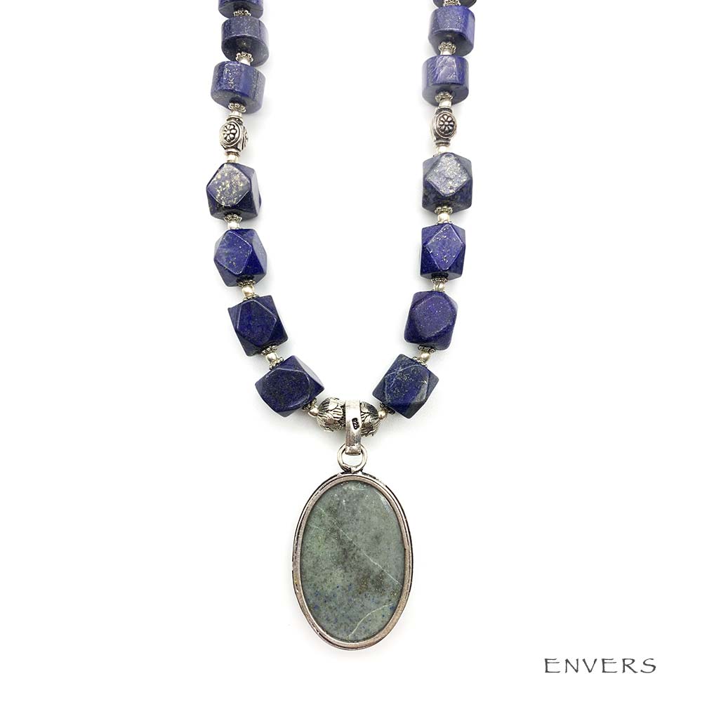 Collier & Boucles d'oreilles Lapis-Lazuli