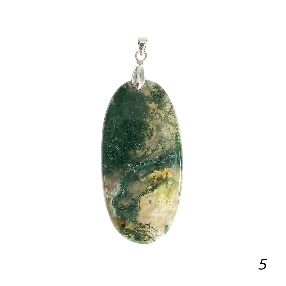 Pendentif Agate Mousse