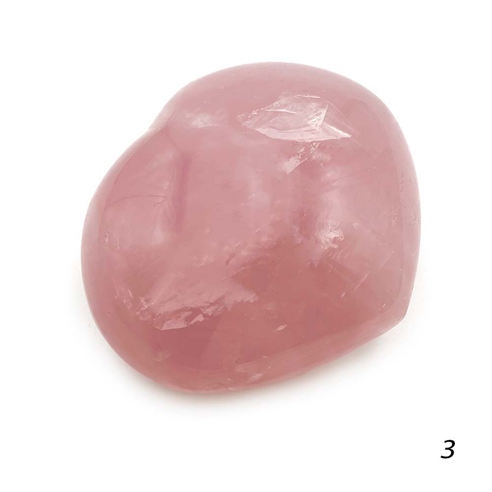 Coeur en Quartz Rose