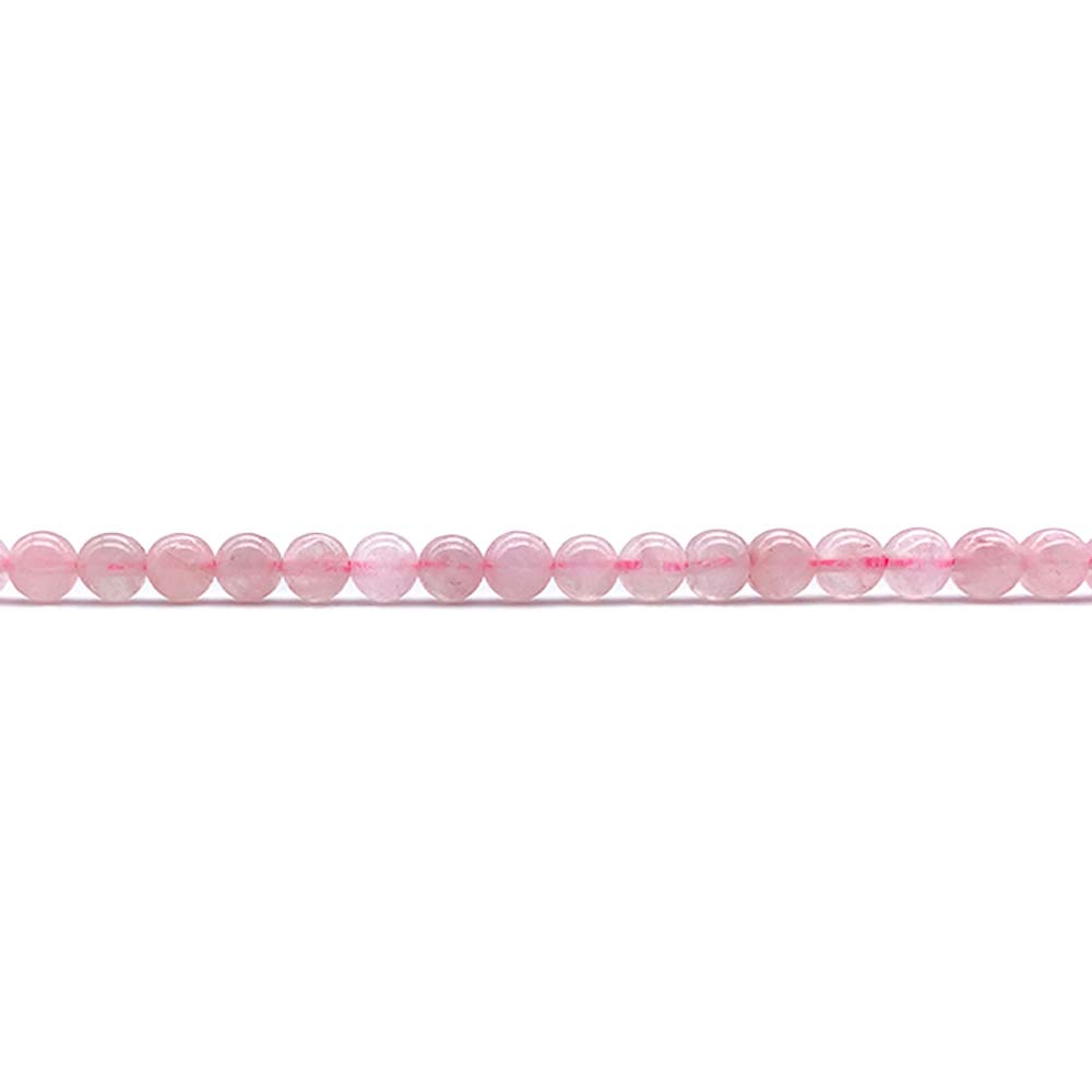 Fil de Perles en Quartz Rose