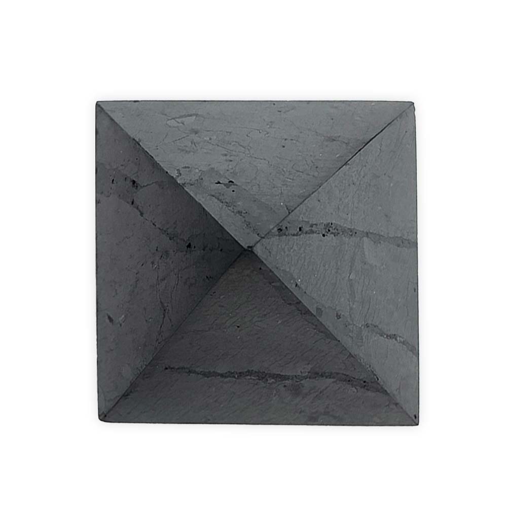 Pyramide en Shungite Mate - 7 cm