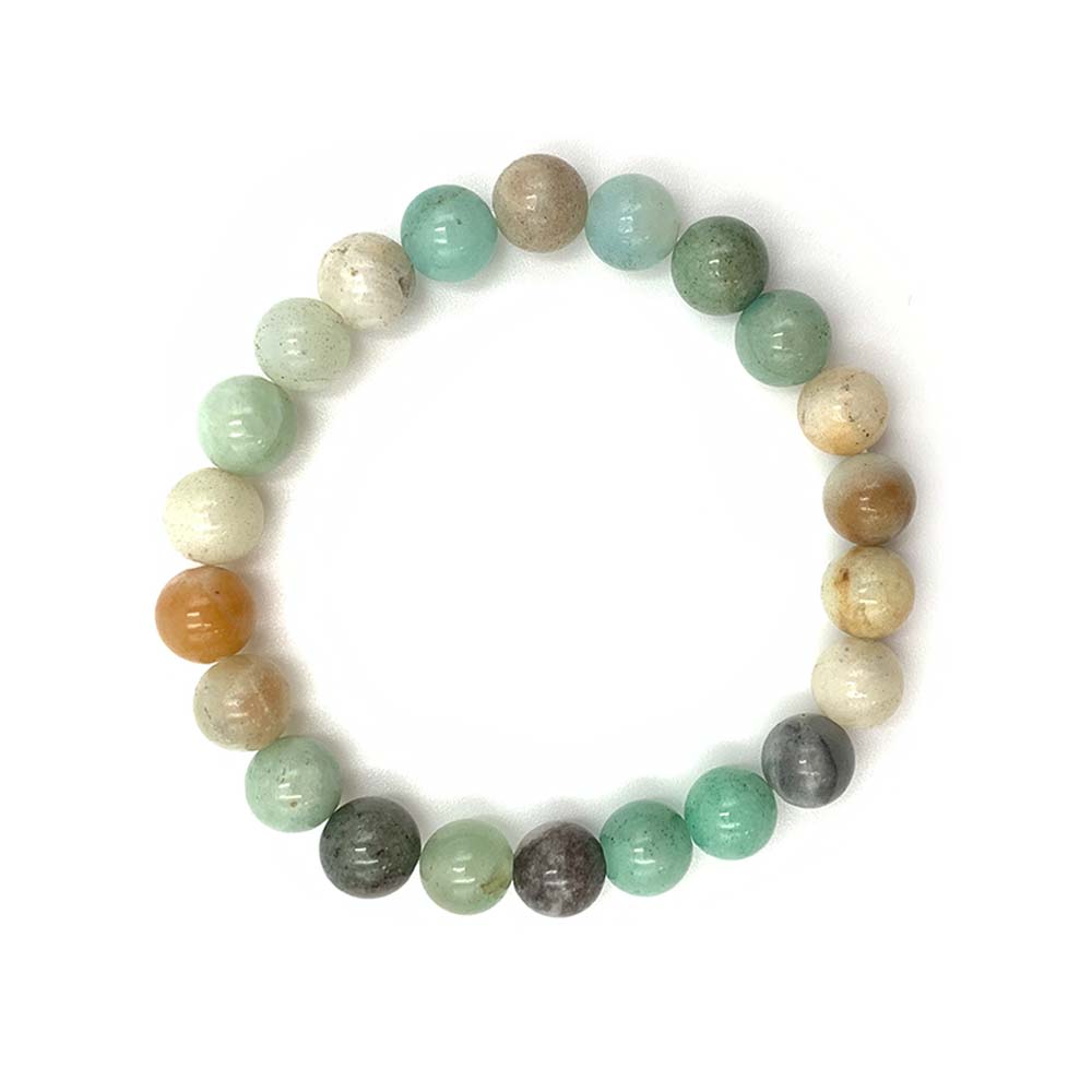 Bracelet en Amazonite Multicolore