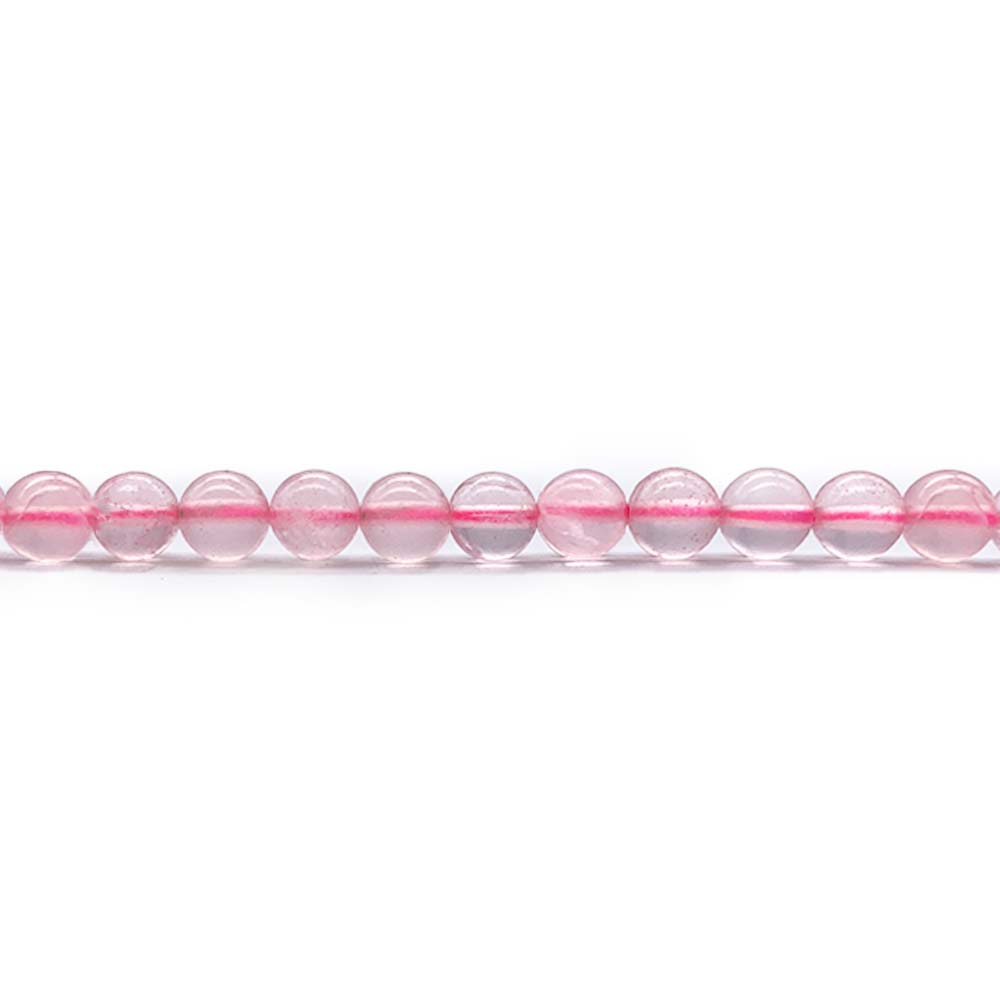 Fil de Perles en Quartz Rose