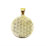 Pendentif Fleur de Vie en Laiton