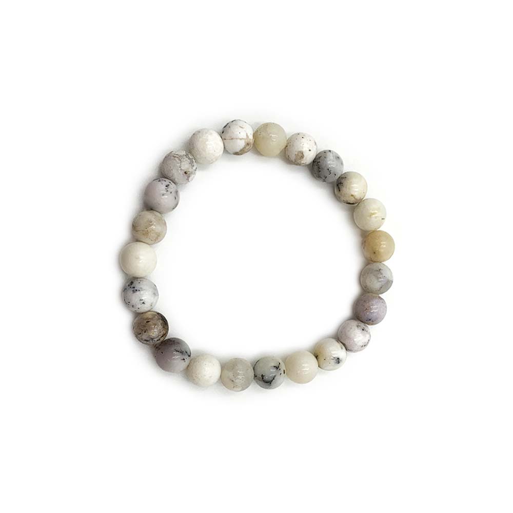 Bracelet Merlinite - Agate / Opale Dendritique