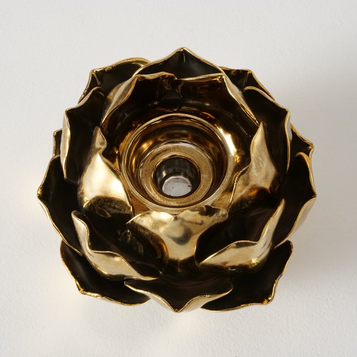 Bougeoir Fleur Dorée