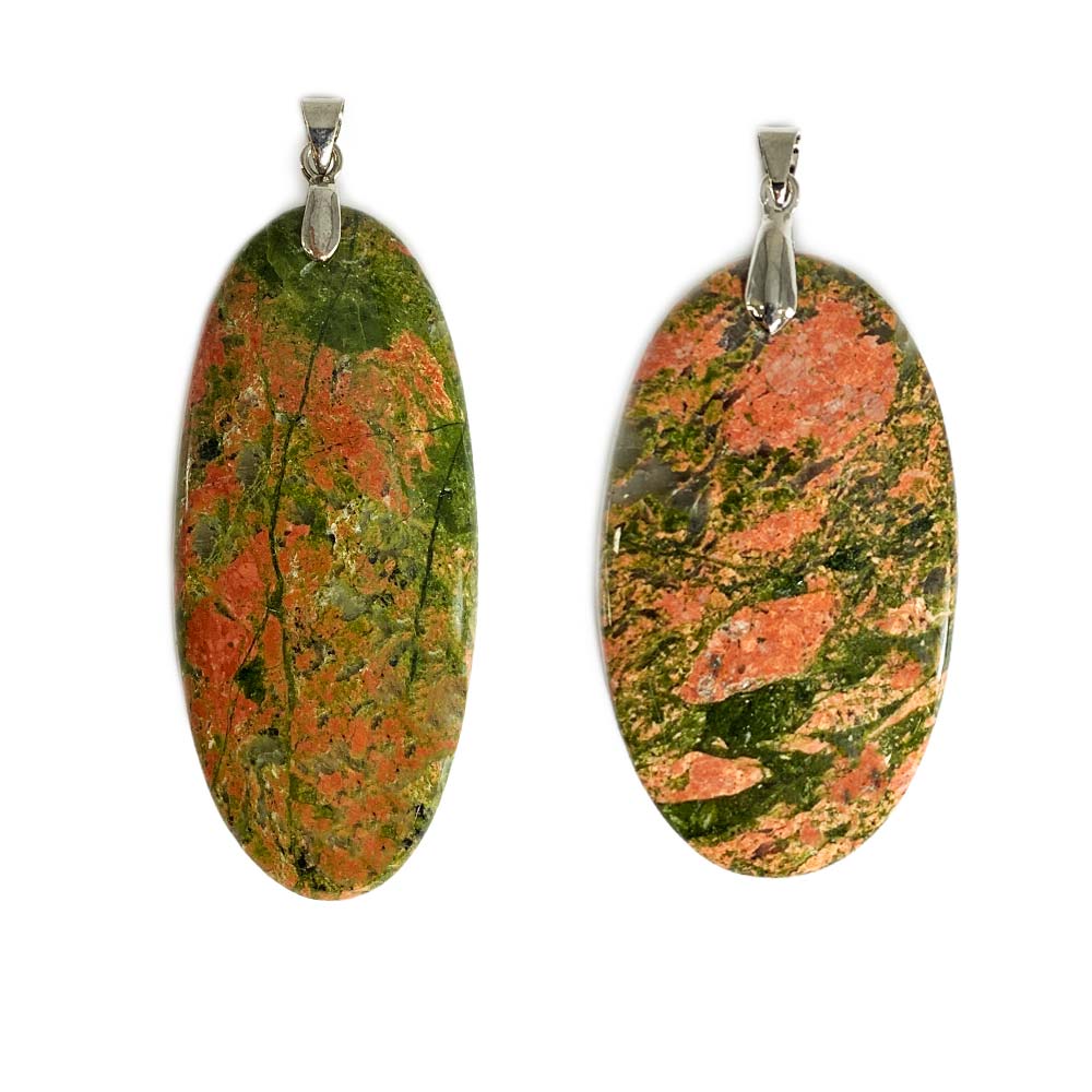 Pendentif Jaspe Unakite