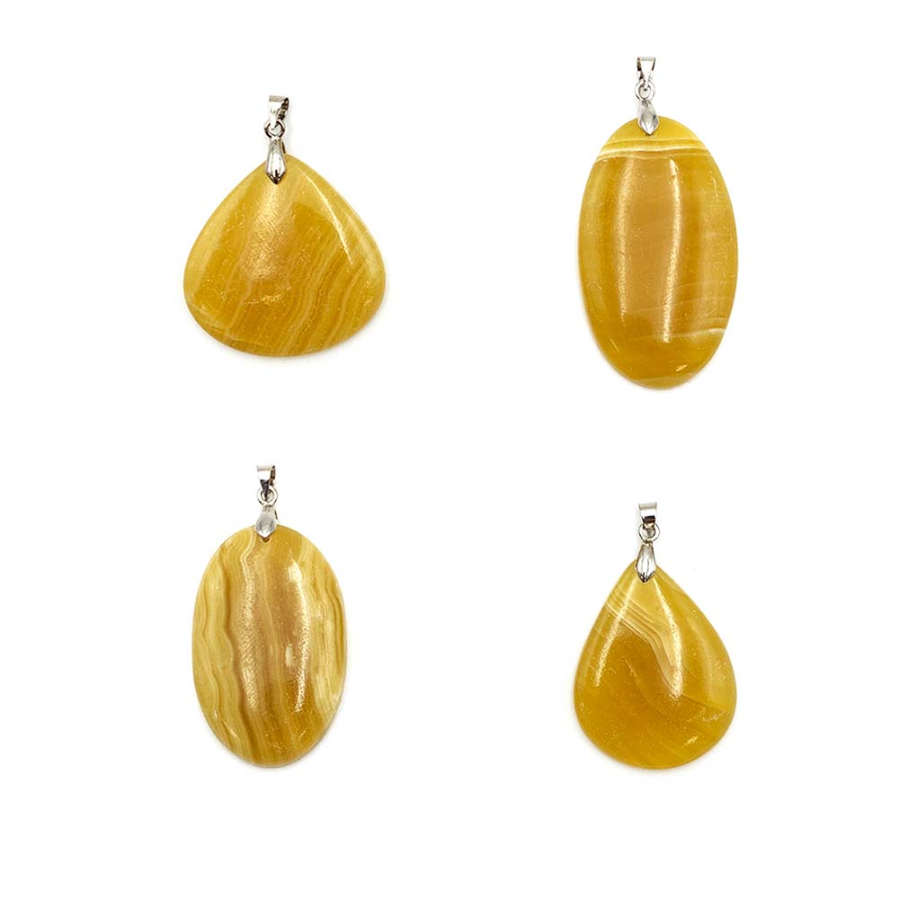 Pendentif Calcite Jaune