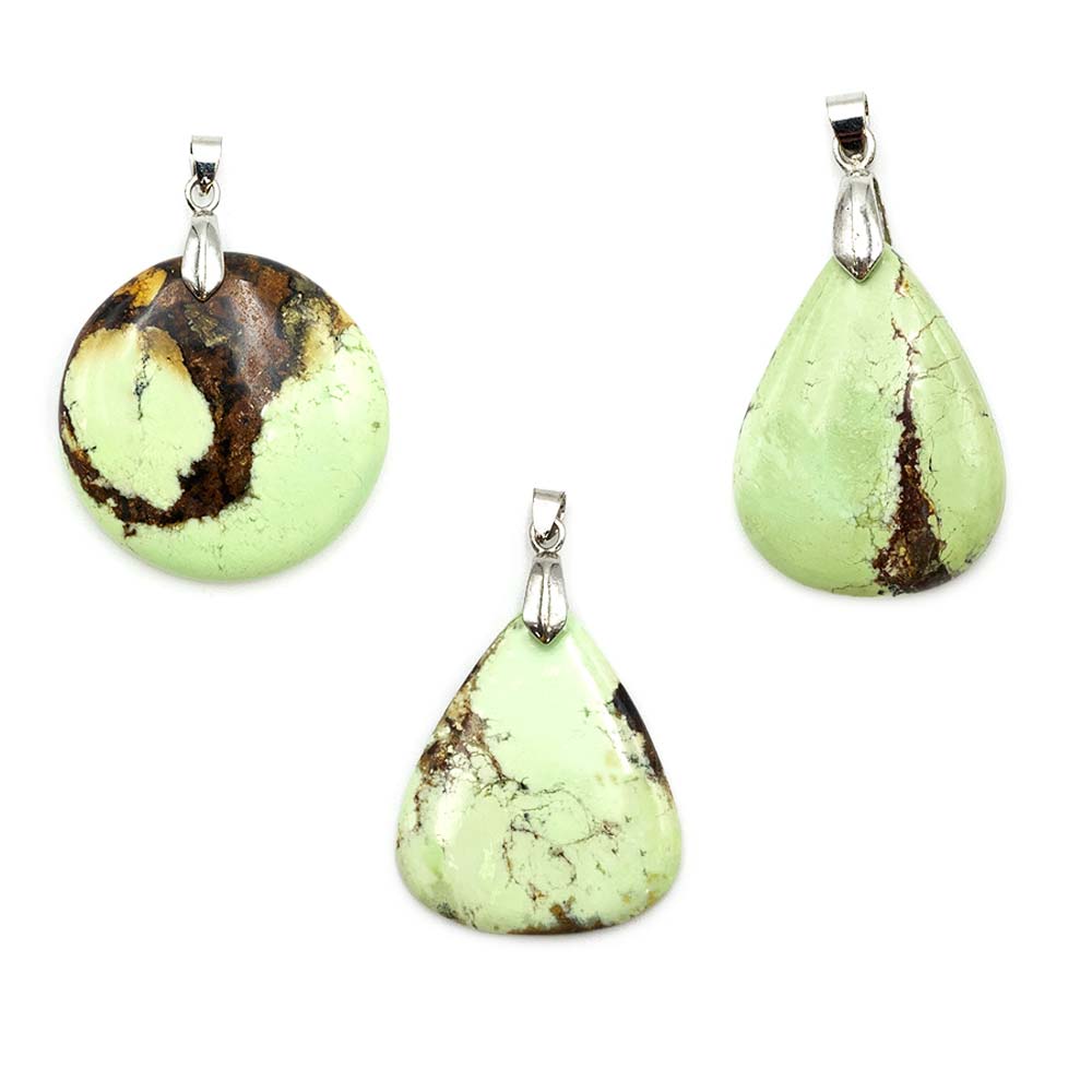 Pendentif Chrysoprase Citron