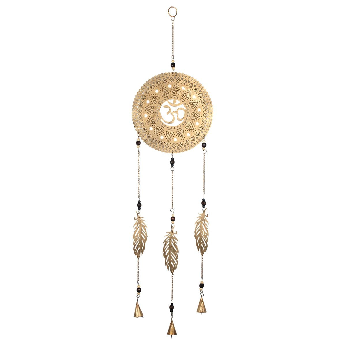 Mobile Carillon Om et plumes
