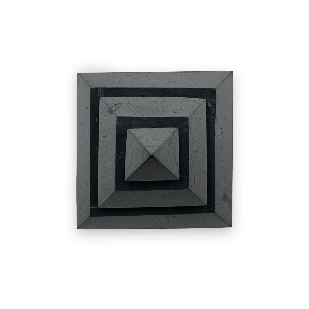 Pyramide Saqqarah en Shungite Brillante - 5 cm