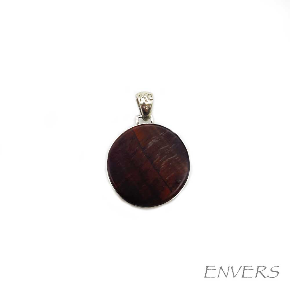 Pendentif Arbre de Vie en Argent et Pierre Naturelle