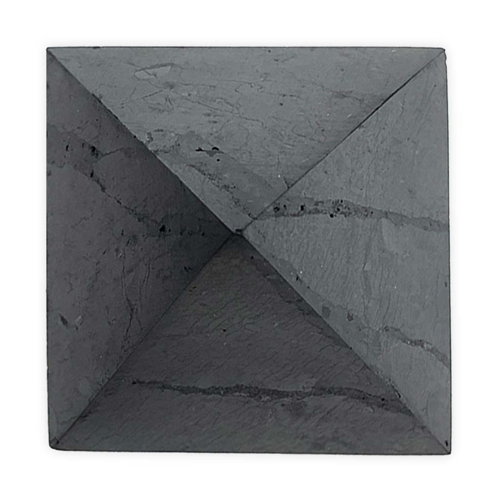 Pyramide en Shungite Mate - 13 cm