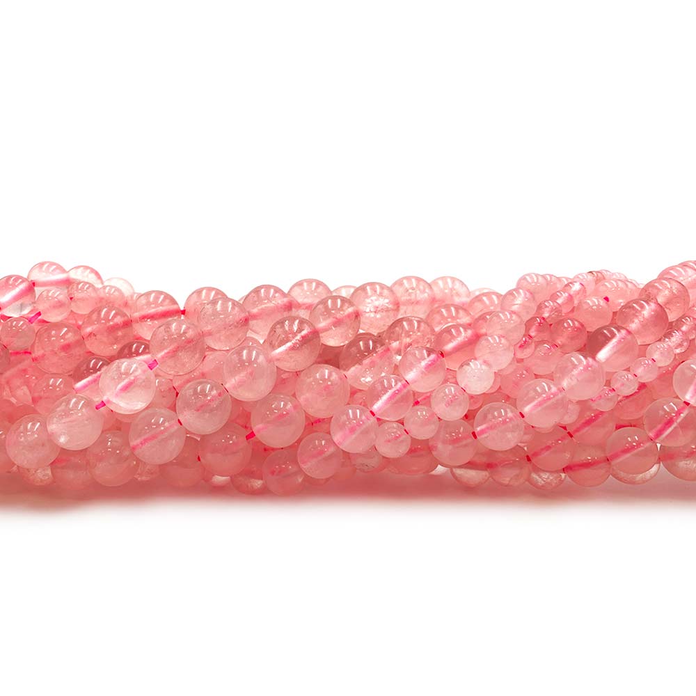 Fil de Perles en Quartz Rose