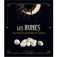 Les Runes - Livre et 25 Runes en Agate