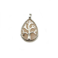 Pendentif Pierre Naturelle - Arbre de Vie