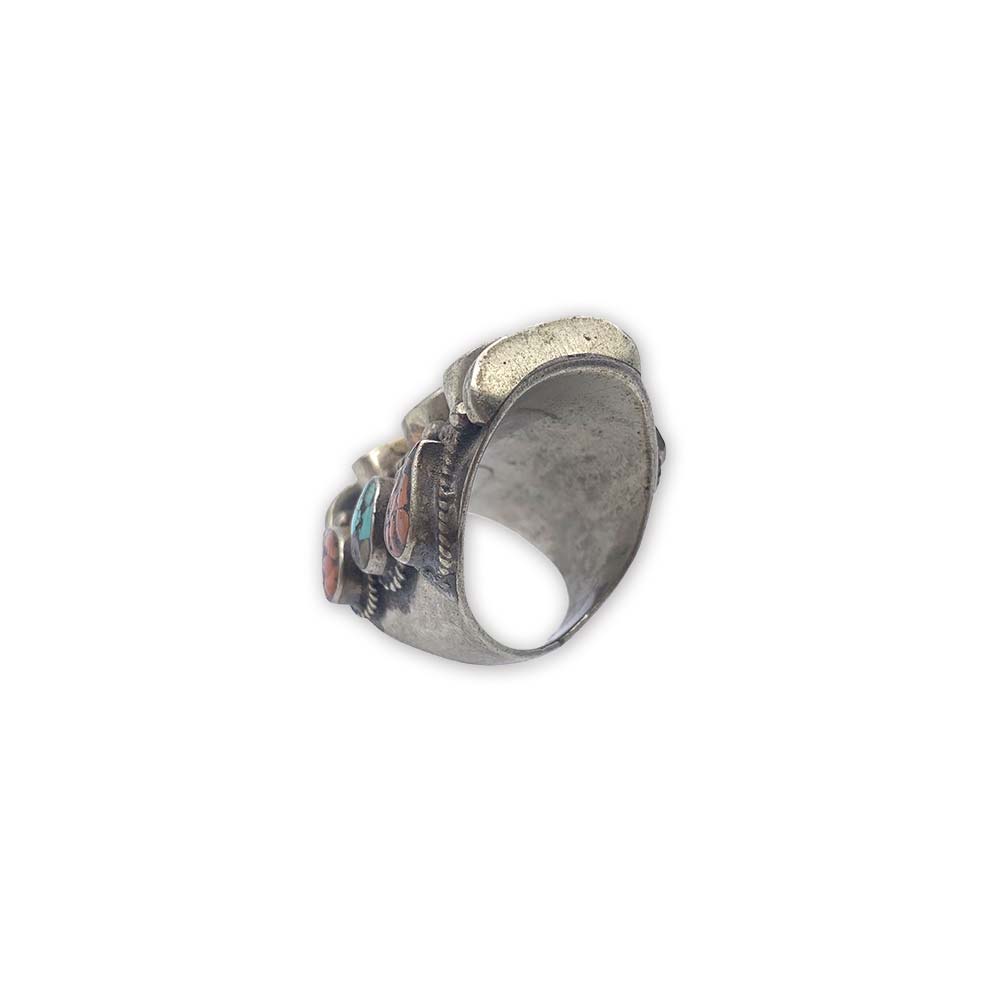 Bague Turquoise - Corail