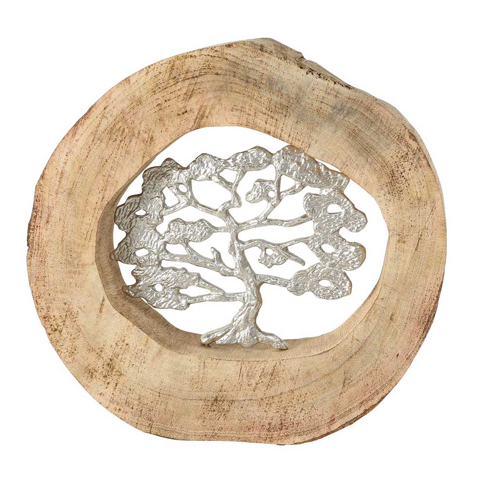 Arbre de Vie Tranche de Bois