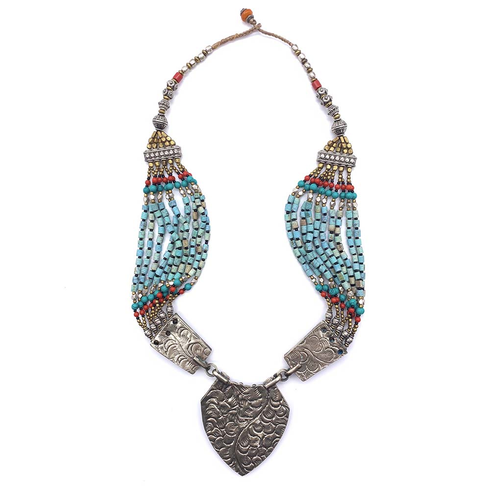 Collier Turquoise - Corail