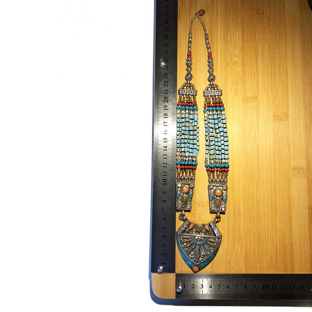 Collier Turquoise - Corail