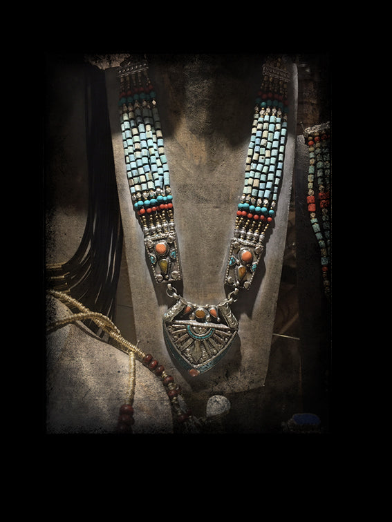 Collier Turquoise - Corail
