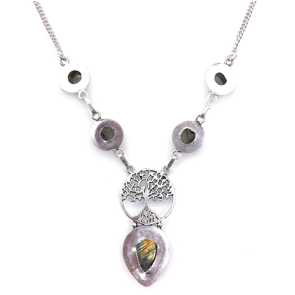 Collier Labradorite - Arbre de Vie