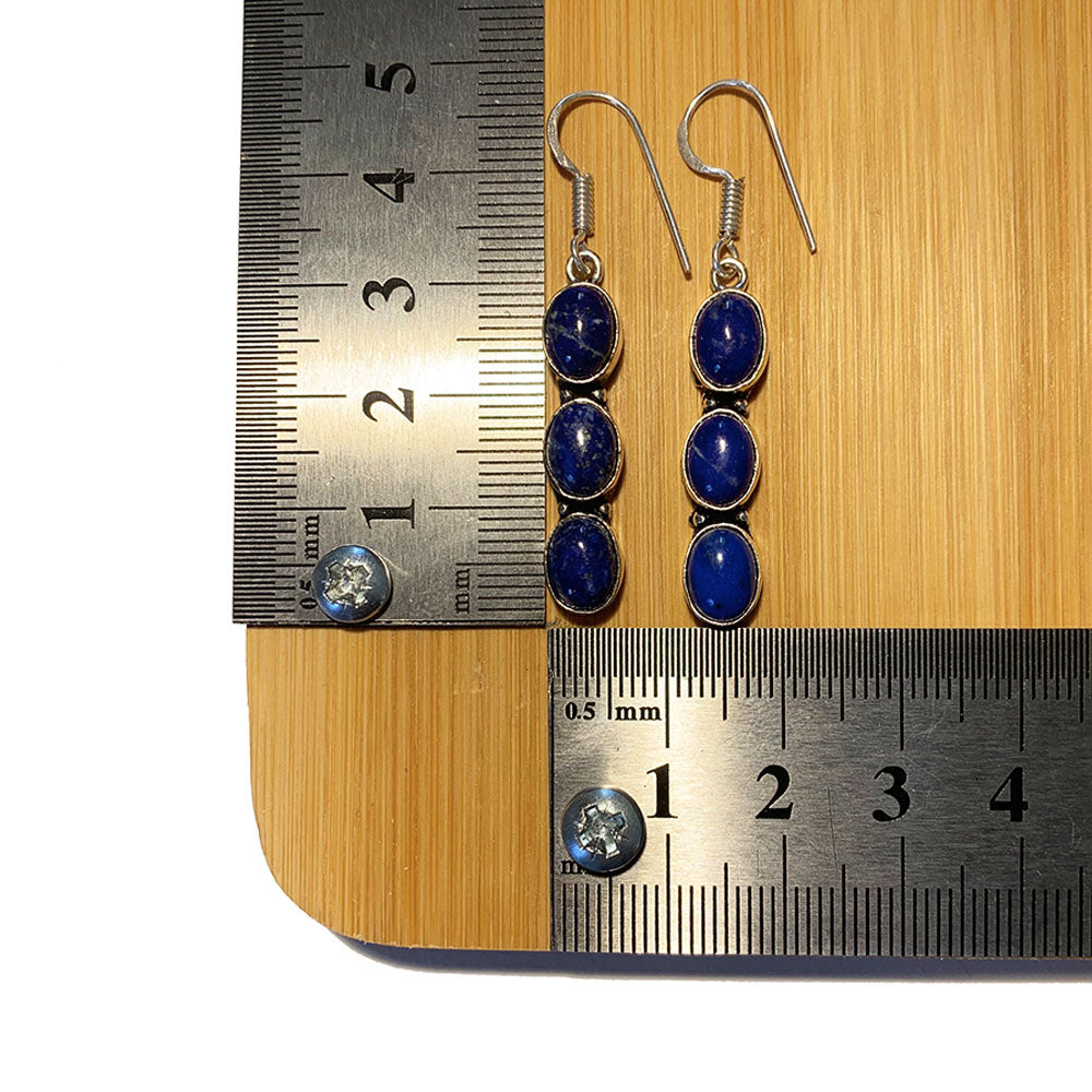 Boucles d'oreilles Lapis-Lazuli