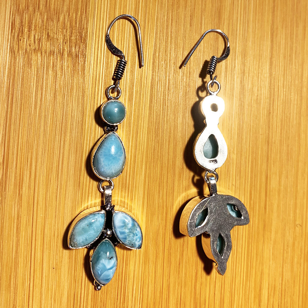 Boucles d'oreilles Larimar